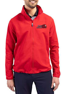Cutter and Buck Jacksonville State Gamecocks Mens Red Charter Eco Light Weight Jacket