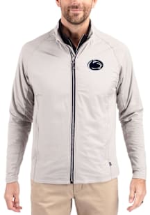 Cutter and Buck Penn State Nittany Lions Mens Grey Adapt Eco Big and Tall Light Weight Jacket
