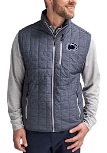 Cutter and Buck Penn State Nittany Lions Big and Tall Anthracite Rainier PrimaLoft Mens Vest