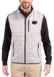 Cutter and Buck Penn State Nittany Lions Big and Tall Grey Rainier PrimaLoft Mens Vest