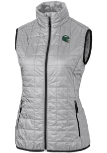 Cutter and Buck New York Jets Womens Grey Helmet Rainier PrimaLoft Vest