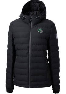 Cutter and Buck New York Jets Womens Black Helmet Mission Ridge Repreve Filled Jacket