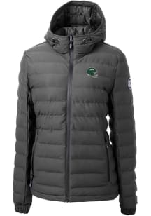 Cutter and Buck New York Jets Womens Grey Helmet Mission Ridge Repreve Filled Jacket