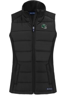 Cutter and Buck New York Jets Womens Black Helmet Evoke Vest