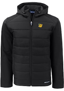 Cutter and Buck Baylor Bears Mens Black Vault Evoke Hood Medium Weight Jacket