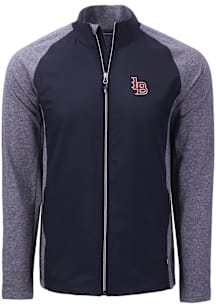 Cutter and Buck Louisville Bats Mens Navy Blue Adapt Eco Light Weight Jacket