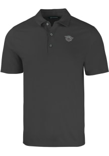 Cincinnati Bearcats Black Cutter and Buck Vault Logo Forge Eco Stretch Big and Tall Polo