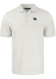 Cincinnati Bearcats White Cutter and Buck Vault Pike Symmetry Big and Tall Polo