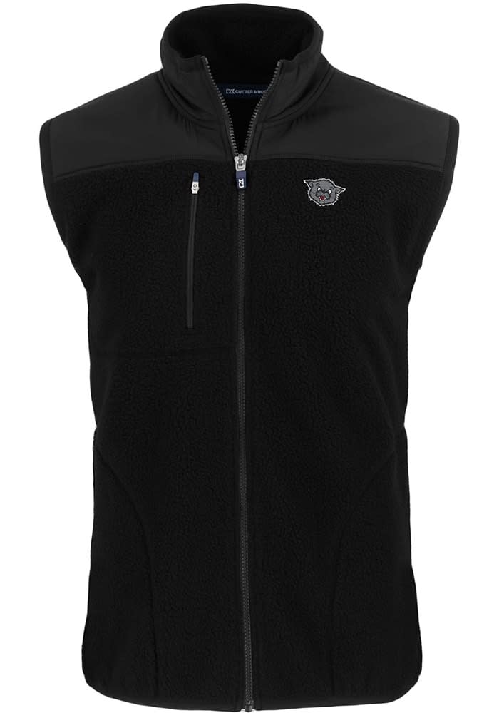 Cutter and Buck Cincinnati Bearcats Big and Tall Black Cascade Sherpa Mens Vest