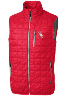 Cutter and Buck Chicago White Sox Big and Tall Red Stars and Stripes Rainier PrimaLoft Mens Vest
