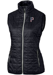 Cutter and Buck Pittsburgh Pirates Womens Silver Stars and Stripes Rainier PrimaLoft Vest
