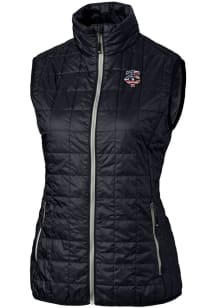 Cutter and Buck Minnesota Twins Womens Navy Blue Stars and Stripes Rainier PrimaLoft Vest