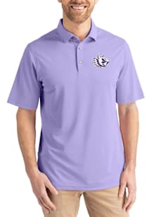 Cutter and Buck TCU Horned Frogs Mens Pink Vault Virtue Eco Pique Short Sleeve Polo