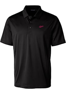 Cutter and Buck New Mexico State Aggies Mens Black Vault Prospect Short Sleeve Polo