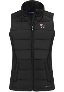 Cutter and Buck Clemson Tigers Womens Black Evoke Vest