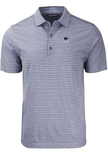 Penn State Nittany Lions Navy Blue Cutter and Buck Alumni Forge Heather Stripe Big and Tall Polo