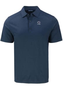 Mens Penn State Nittany Lions Navy Blue Cutter and Buck Alumni Forge Recycled Short Sleeve Polo ..