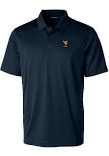 Cutter and Buck West Virginia Mountaineers Navy Blue Alumni Prospect Big and Tall Polo