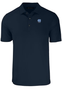 Cutter and Buck North Carolina Tar Heels Navy Blue Alumni Forge Eco Stretch Big and Tall Polo