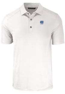 Cutter and Buck North Carolina Tar Heels White Alumni Forge Eco Stretch Big and Tall Polo