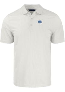 Cutter and Buck North Carolina Tar Heels White Alumni Pike Symmetry Big and Tall Polo