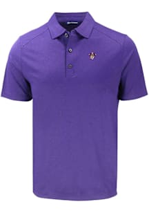 Cutter and Buck East Carolina Pirates Purple Vault Forge Eco Stretch Big and Tall Polo