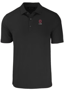 Ohio State Buckeyes Black Cutter and Buck Alumni Forge Eco Stretch Big and Tall Polo