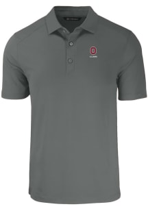 Ohio State Buckeyes Grey Cutter and Buck Alumni Forge Eco Stretch Big and Tall Polo