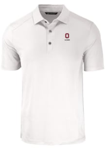 Ohio State Buckeyes White Cutter and Buck Alumni Forge Eco Stretch Big and Tall Polo