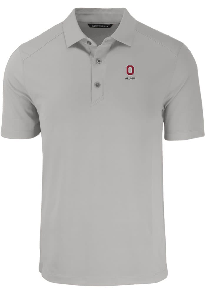 Cutter and Buck Ohio State Buckeyes Mens Alumni Forge Recycled Short Sleeve Polo