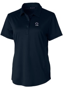 Womens Penn State Nittany Lions Navy Blue Cutter and Buck Alumni Prospect Short Sleeve Polo Shir..