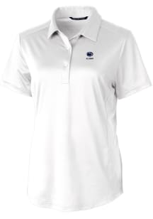 Womens Penn State Nittany Lions White Cutter and Buck Alumni Prospect Short Sleeve Polo Shirt