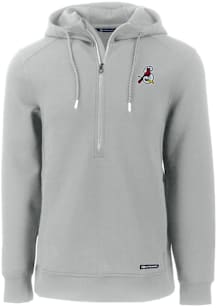 Cutter and Buck Springfield Cardinals Mens Grey Roam Long Sleeve Hoodie