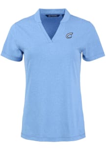Cutter and Buck Columbus Clippers Womens Blue Forge Short Sleeve T-Shirt