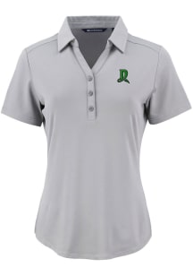 Cutter and Buck Dayton Dragons Womens Grey Forge Eco Polo Short Sleeve Polo Shirt