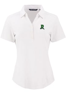 Cutter and Buck Dayton Dragons Womens White Forge Eco Polo Short Sleeve Polo Shirt