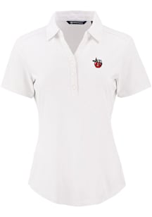 Cutter and Buck Fort Wayne TinCaps Womens White Forge Eco Polo Short Sleeve Polo Shirt