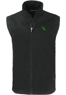 Cutter and Buck North Texas Mean Green Big and Tall Black Charter Mens Vest