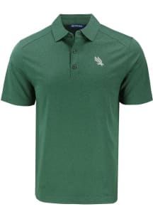 Cutter and Buck North Texas Mean Green Mens Green Forge Recycled Short Sleeve Polo