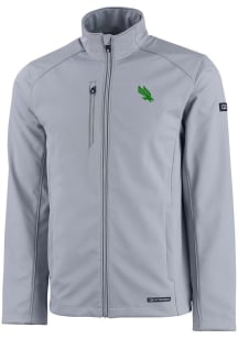 Cutter and Buck North Texas Mean Green Mens Charcoal Evoke Light Weight Jacket