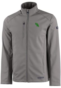 Cutter and Buck North Texas Mean Green Mens Grey Evoke Light Weight Jacket