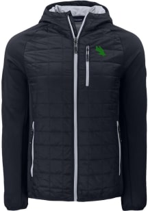 Cutter and Buck North Texas Mean Green Mens Black Rainier PrimaLoft Hybrid Medium Weight Jacket