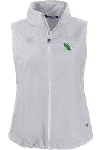 Cutter and Buck North Texas Mean Green Womens Grey Charter Vest