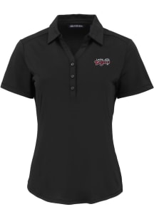 Cutter and Buck Lansing Lugnuts Womens Black Forge Eco Polo Short Sleeve Polo Shirt