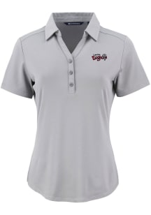 Cutter and Buck Lansing Lugnuts Womens Grey Forge Eco Polo Short Sleeve Polo Shirt