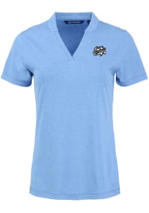 Cutter and Buck Omaha Storm Chasers Womens Blue Forge Short Sleeve T-Shirt