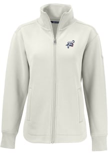 Cutter and Buck Reading Fightin Phils Womens White Roam Light Weight Jacket