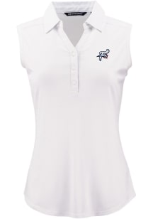 Cutter and Buck Reading Fightin Phils Womens White Forge Eco Sleeveless Polo Short Sleeve Polo Shi..