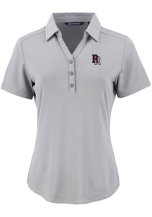 Cutter and Buck Round Rock Express Womens Grey Forge Eco Polo Short Sleeve Polo Shirt