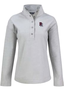 Cutter and Buck Round Rock Express Womens Grey Hunts Point Qtr Zip